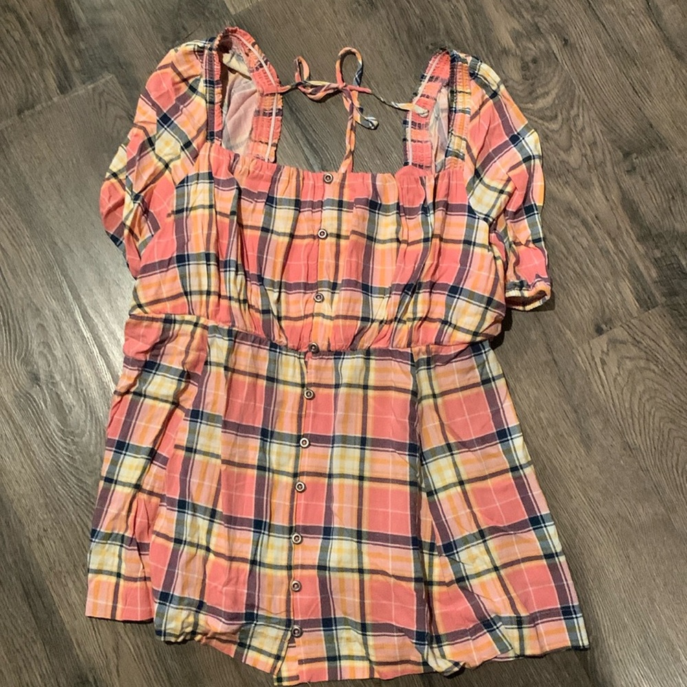 Torrid Flannel Babydoll Top Size 1